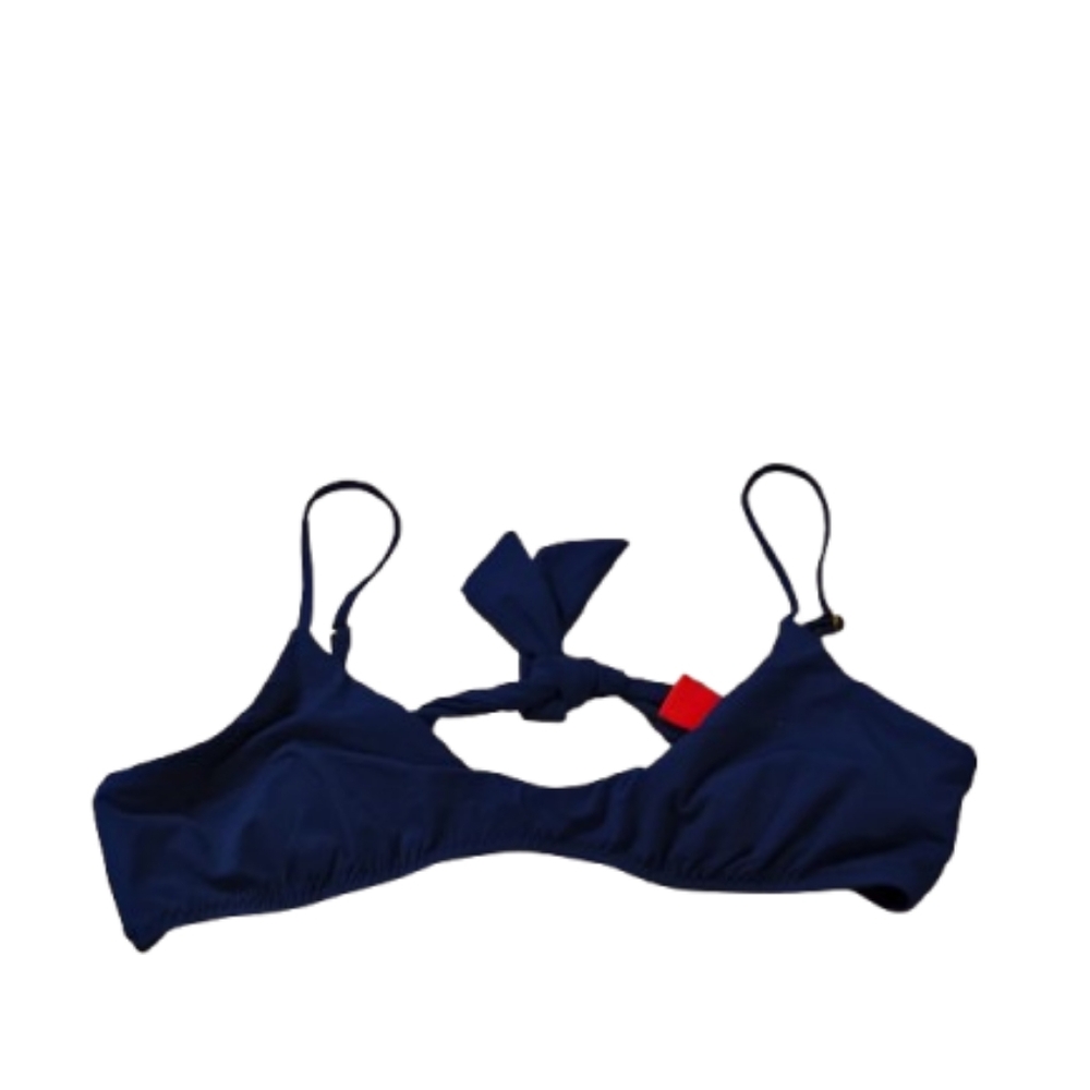 Red Carter Women's Blue Tie Back Bikini Top Sz 8